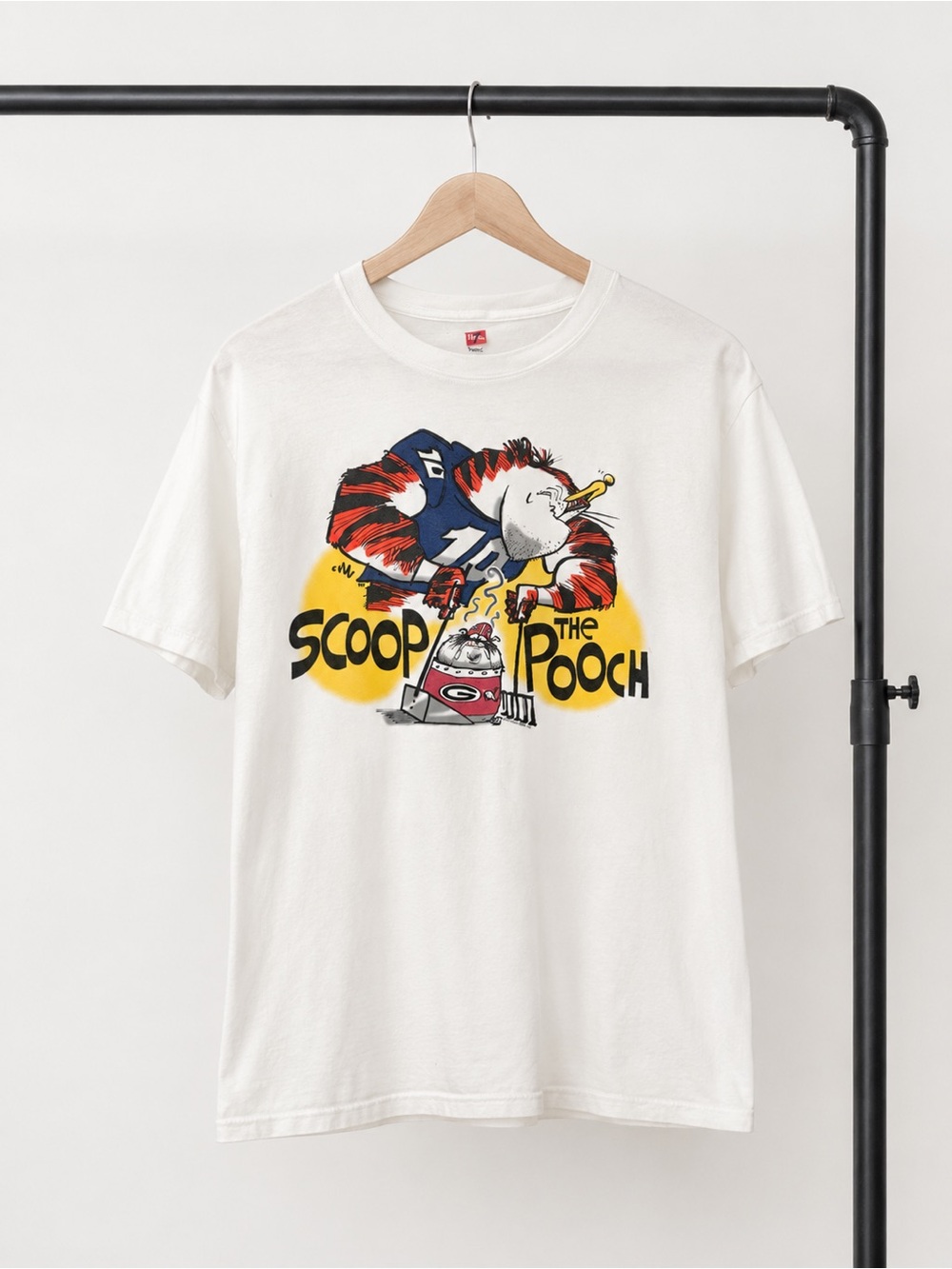 Auburn Tiger Rags 2010 Dump the Dawgs UGA Football Graphic Tee M